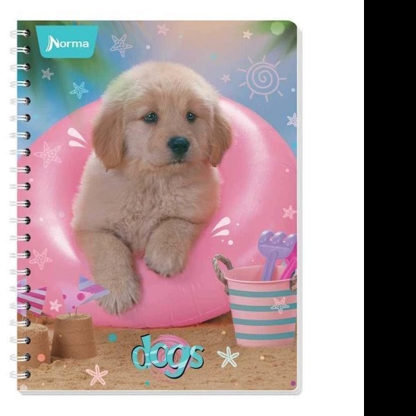 LIBRETA APUNTES DOGS NORMA 525224 RAYA ESP. 80H. C72